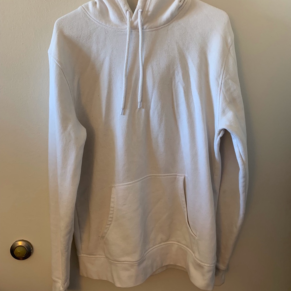 White hoodie